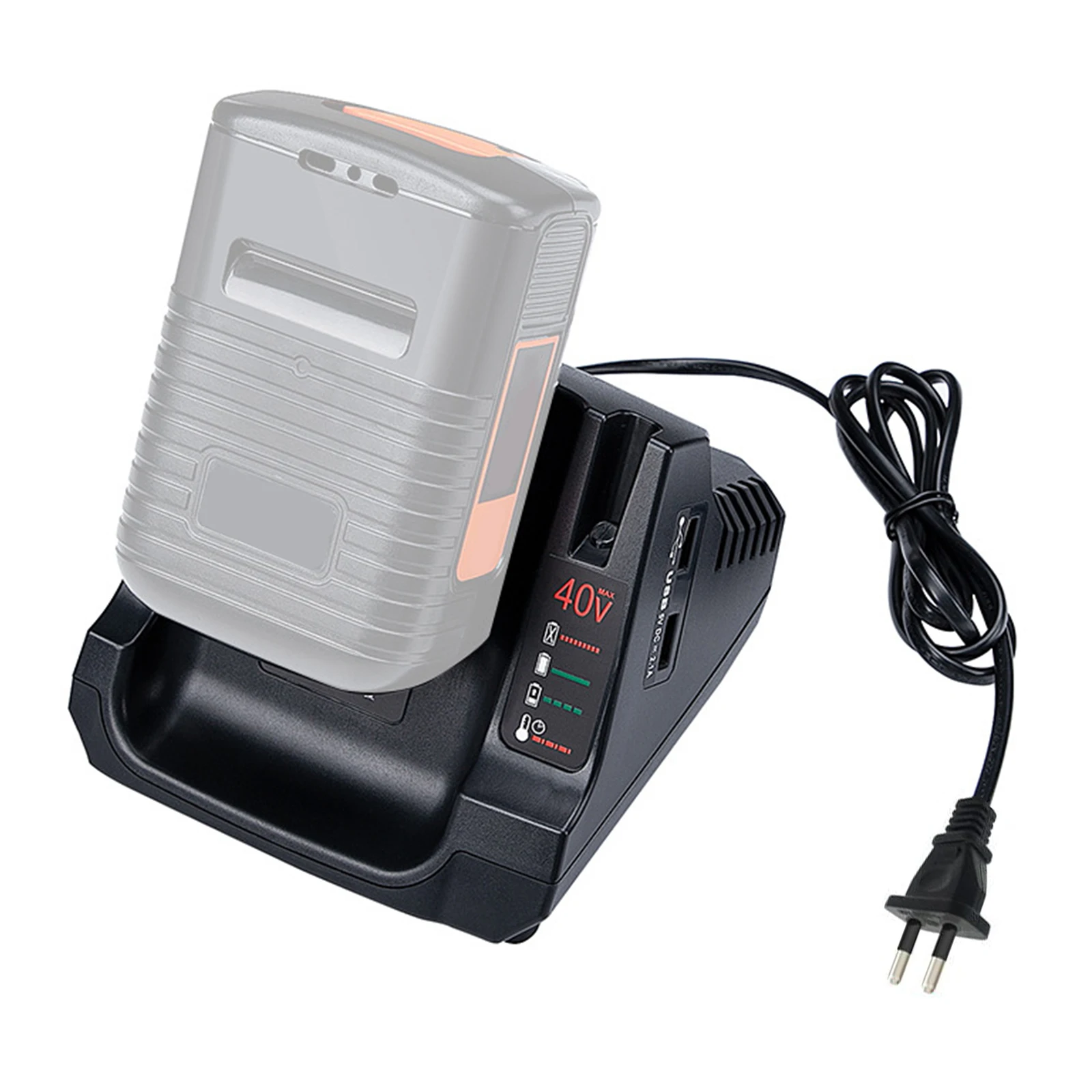 

36 В/40 В литиевое зарядное устройство для Black and Decker BX1540 LBX2040 LBXR36