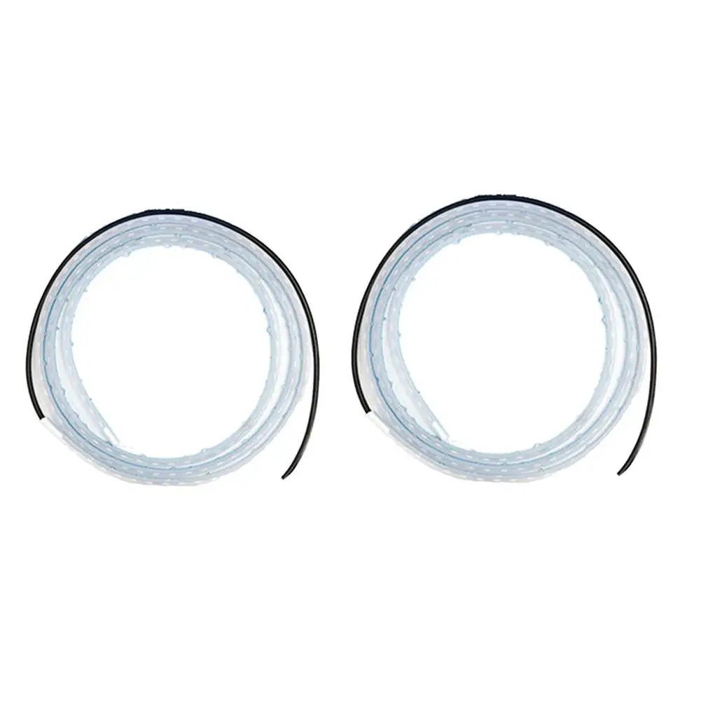 

2PCS/4PCS DC 12V LED Car Door Anti-collision Atmosphere Light 1.2M Decorative Light Belt Stop Get Off Warning Lights Auto Parts