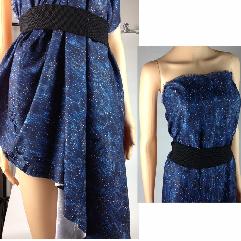 Ткань жаккардовая для платья ткань шитья одежды сделай сам из полиэстера с