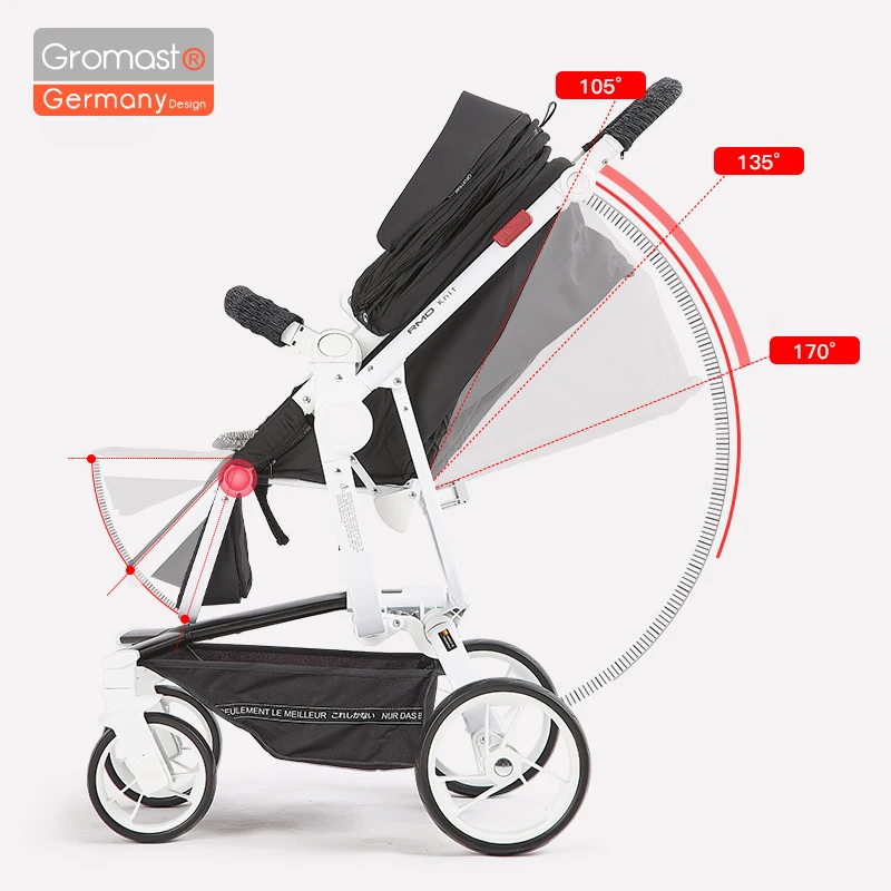 Коляска детская складная многофункциональная супер светильник|Четырехколесная