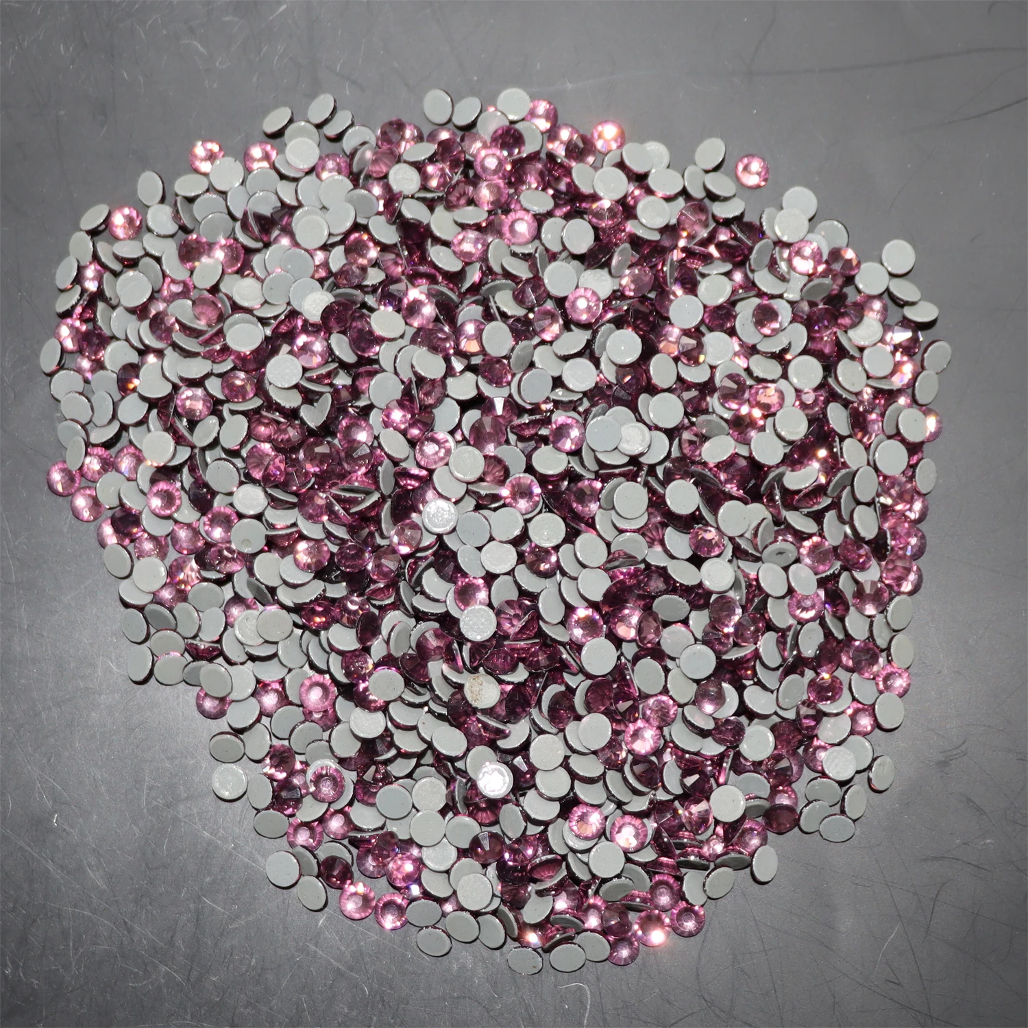 Light Amethyst / Purple Hot Fix Rhinestones Iron On Flatback Crystal Glass Stones DIY Jewelry Making Accessories | Дом и сад