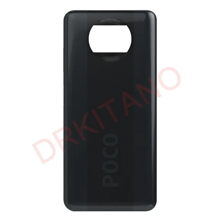 Задняя крышка аккумуляторного отсека для Xiaomi Poco X3 NFC черный/синий|Корпусы и рамки