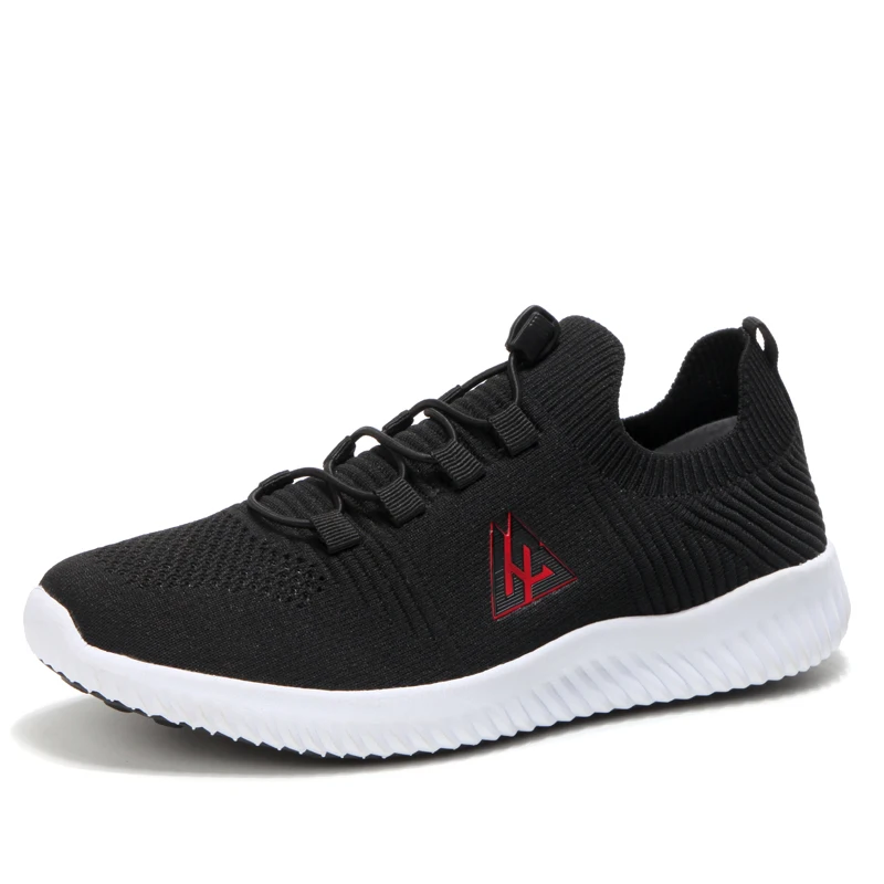 8802 Black Мужские и женские модные спортивные кроссовки для бега; пара дышащих кроссовок без шнуровки; удобная прогулочная обувь; Студенческая спортивная обувь - Цвет: 8802 Black