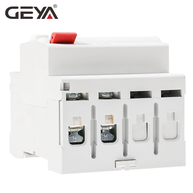 Выключатель тока утечки GEYA Din Rail постоянный ток RCCB RCD 4P 63a 30 мА 300 Тип B 10