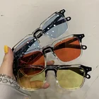Солнцезащитные очки унисекс, квадратные, с защитой UV400