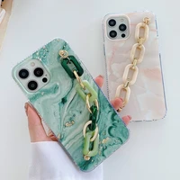 bracelet phone case for samsung galaxy s21 plus note 20 ultra a12 a22 a82 a32 a52 a72 necklace shockproof crystal marble cover