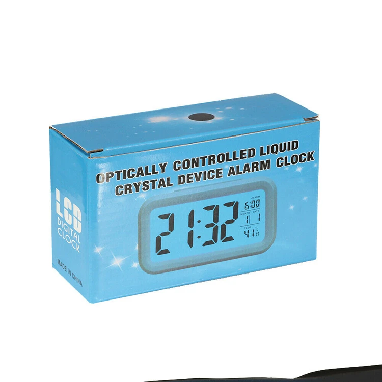 Alarm Clocks Digital Snooze LED Clock Backlight Time Calendar Thermometer Temperature | Дом и сад