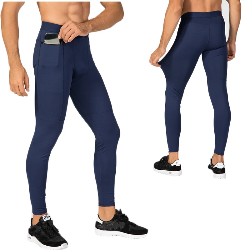 

Lovmove Spandex Pocket Running Pants Men Gym Pant Men's Tracksuit Pants Sport Compression Pants Men Training Trousers Sweatpant