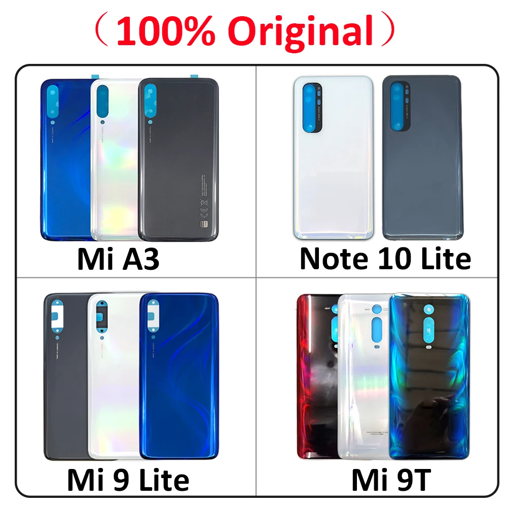 

Original Glass Battery Back Cover Case For Xiaomi Mi A3 CC9e / Mi 9 Lite / Mi 9T Pro / Mi Note 10 Lite Adhesive Sticker Stickers