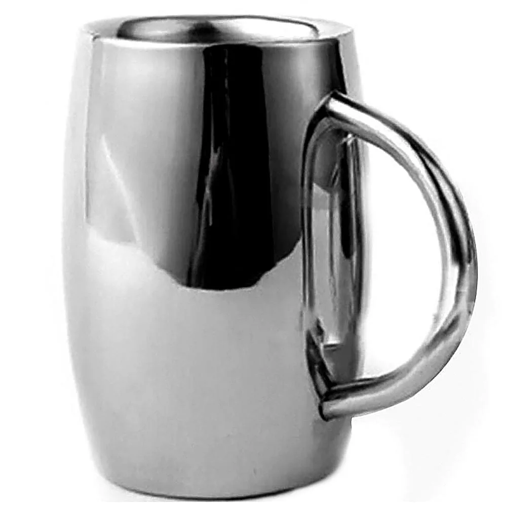

Coffee cup, stainless steel beer mug, beer tea milk mug with handle, special beer mug for bar KTV, household insulation mug