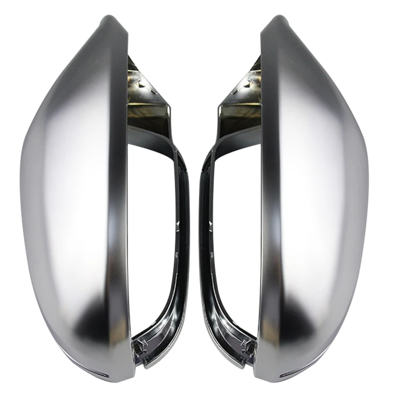 

2PCS Car Rearview Mirror Cover Repacement Rear View Mrror Cap Trim for Bora Golf 4 1998-2003