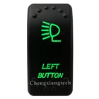 5 контактов ВКЛ.ВЫКЛ. SPST автомобильный лодочный кулисный переключатель-Левая кнопка-светильник для 4x4 Carling Нарва фургон морской 12 В 24 В