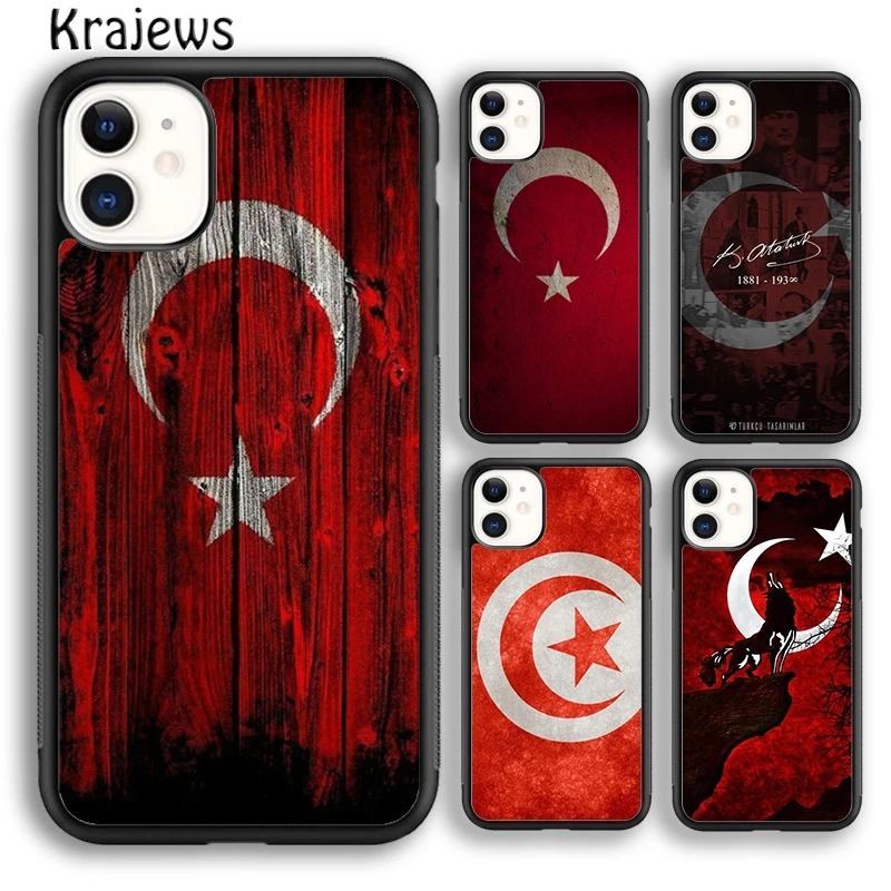Чехол для телефона с флагом Турции чехол iPhone 14 5s 6s 7 8 plus X XS XR 11 12 13 pro max Samsung Galaxy S21 S22