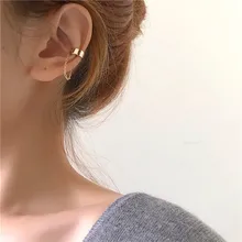2021 Simple Fashion Punk Style Earrings Chain Tassel Clip Ear Cuff Popular For Women Jewelry Gift