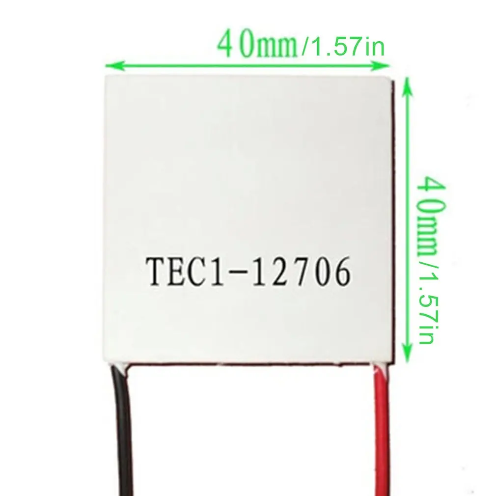 TEC1 12706 Новый радиатор Термоэлектрический охладитель охлаждения Пельтье пластины