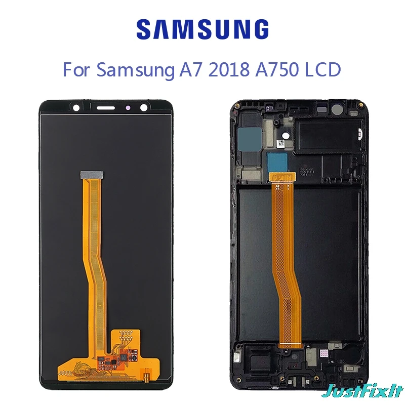 Сменный Super amoled 6 0 дюйма для samsung Galaxy A7 2018 SM A750F A750 ЖК дисплей кодирующий