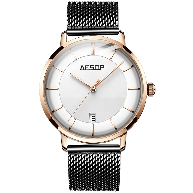 

Hot Sell AESOP Mens Watches Luxury Waterproof Fashion Automatic Sport Watch Simple Mechanical Wristwatches Relogio Masculino