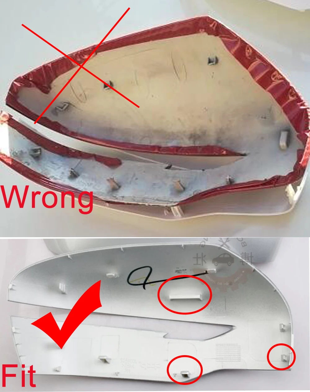 CAPQX внешнее зеркало заднего вида крышка зеркала Корпус Корпуса для NISSAN X-TRAIL 2014 2015