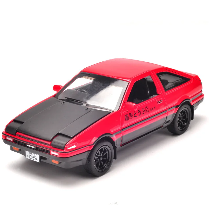 

Jianyuan Simulation 1:32AE86 Car Model Alloy Acousto-optic Return Force Car Model Boy Racing Toy Car Model