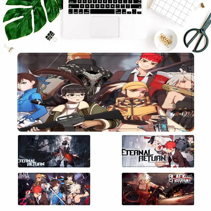 

New Products Eternal Return Black Survival Mouse Pad Gaming MousePad Big Mouse Mat Desktop Mat Computer Mouse pad For Overwatch