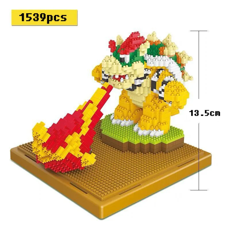 

1484+pcs Mini Model Building Bros Peach Princess Series Cartoon Anime Figures Assembled Brick Educational Toys For Children