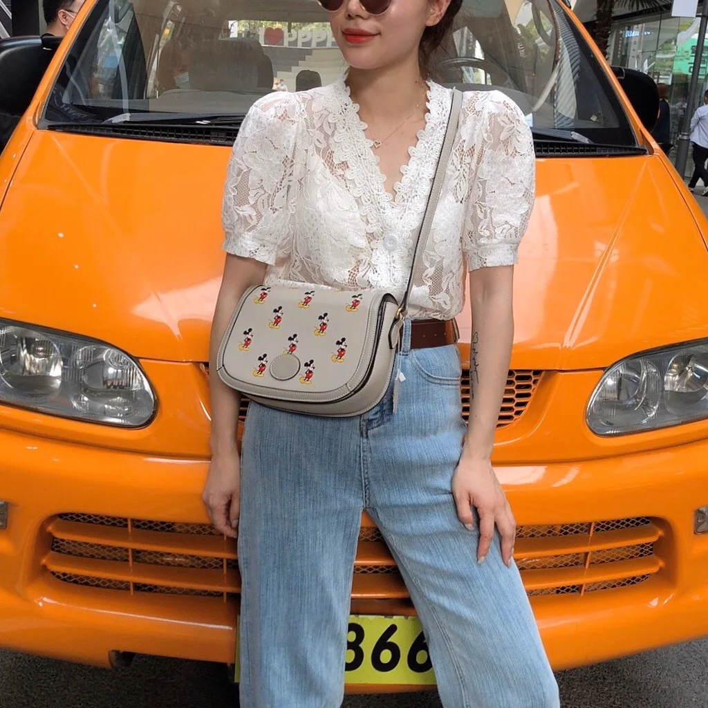 

free shipping 2020 the new style fashion animal genuine cow leather women handbag one shoulder bag crossbody bag 26cm 4color