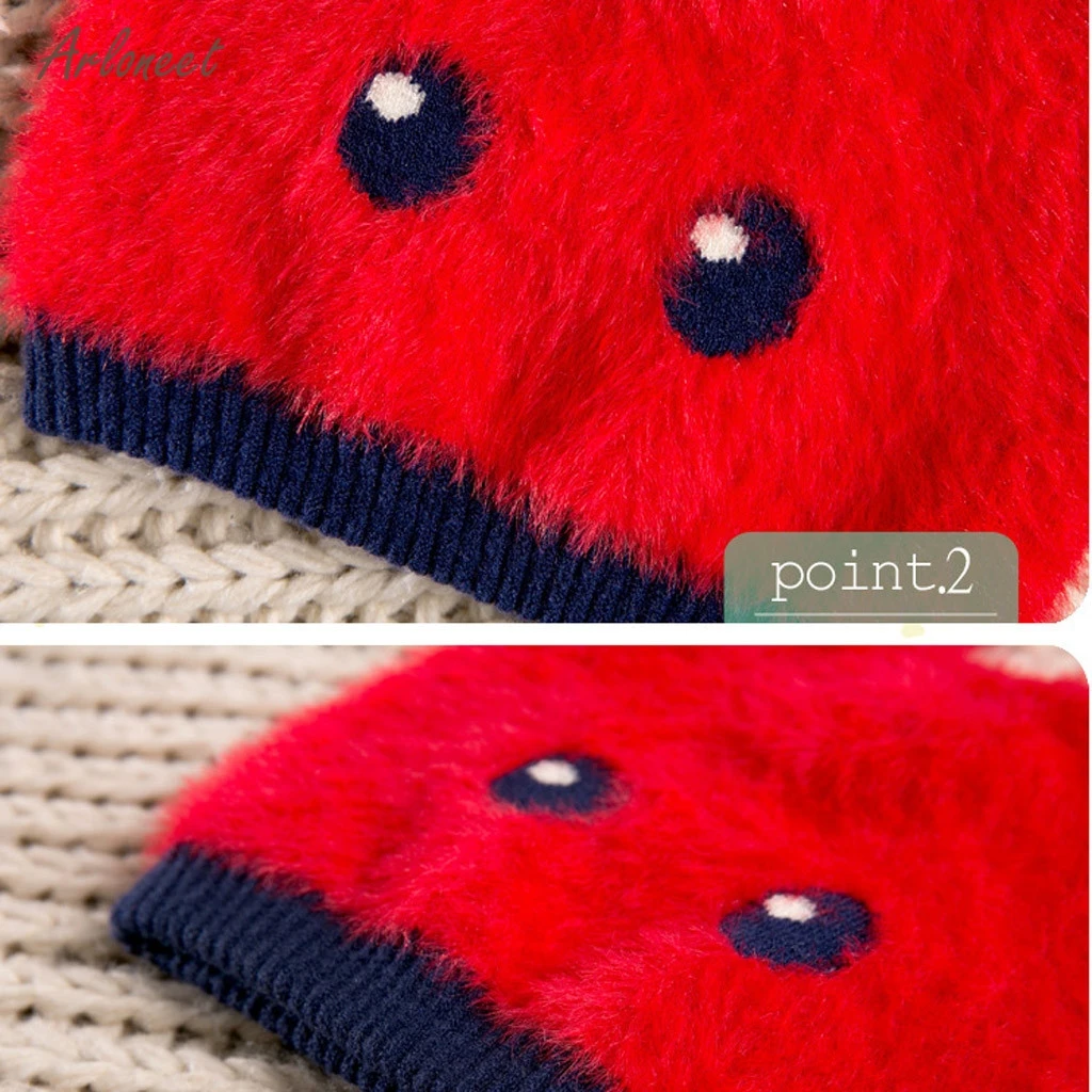 

ARLONEET Kid Baby Boy Girl Cartoon Rabbit Ear Boy Girl Children Lovely Soft Hat+Scarf Two Piece Set Winter Warm Caps 2019