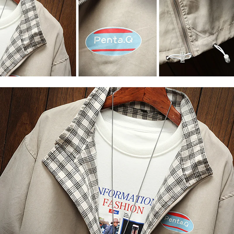 Мужская куртка Huncher 2020 модная ветровка пальто в стиле хип-хоп Японская уличная