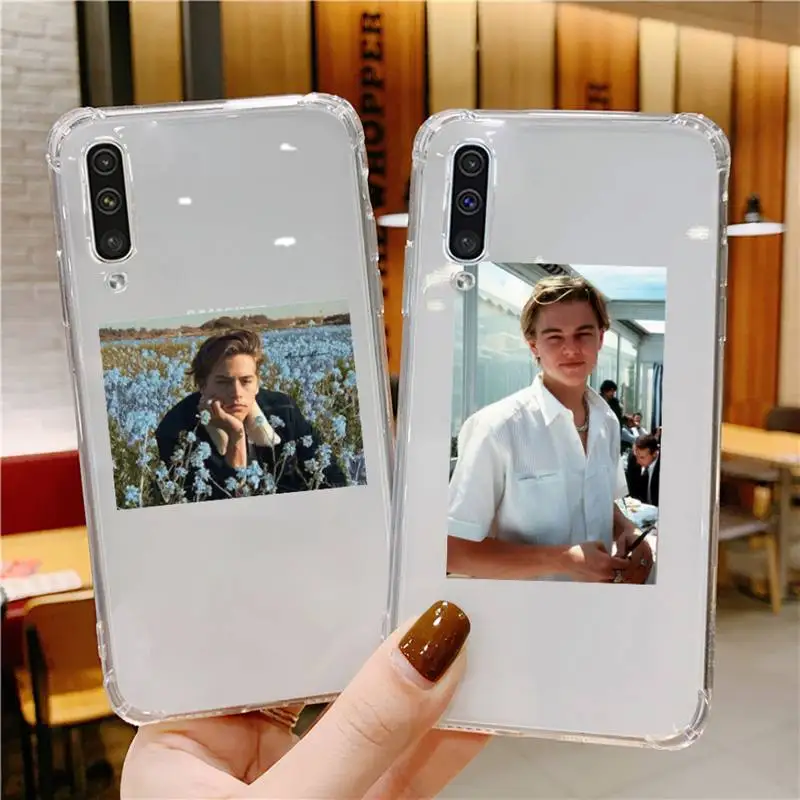 

actors Leonardo DiCaprio Phone Case Transparent For Samsung Galaxy A S 8 9 10 12 20 21 40 50 52 51 70 71 2019 fe 5g ultra plus