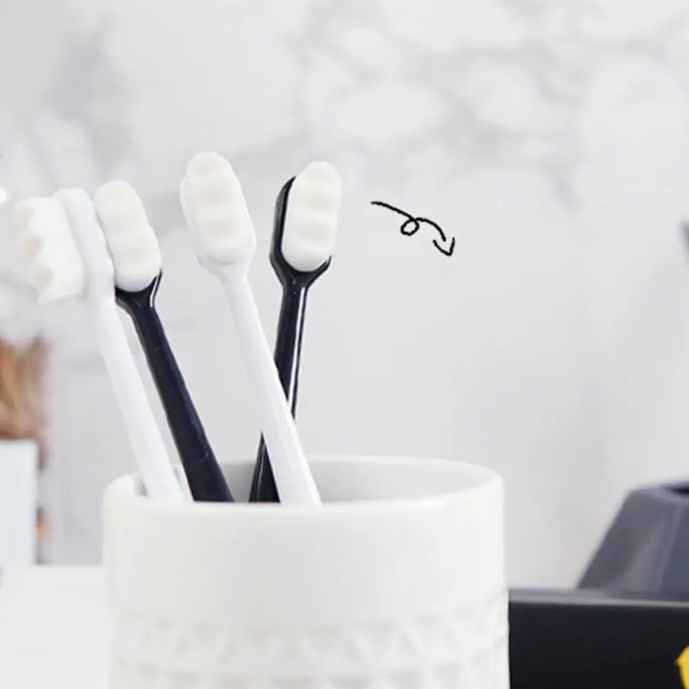 Ультра тонкого мягкого волос Экологичные Зубная щётка Портативный зубная щетка