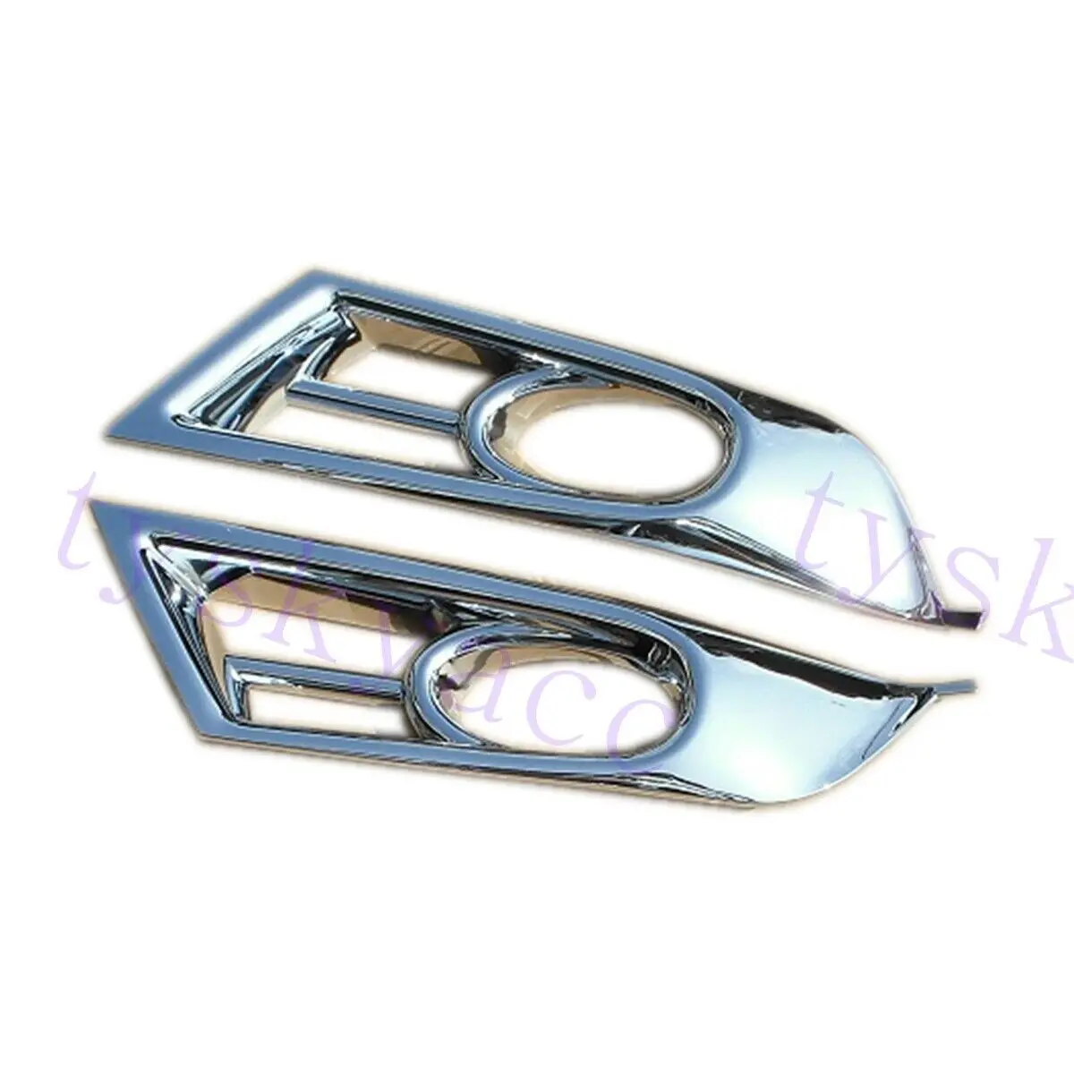 Передний противотуманный светильник из АБС пластика хромированный накладка