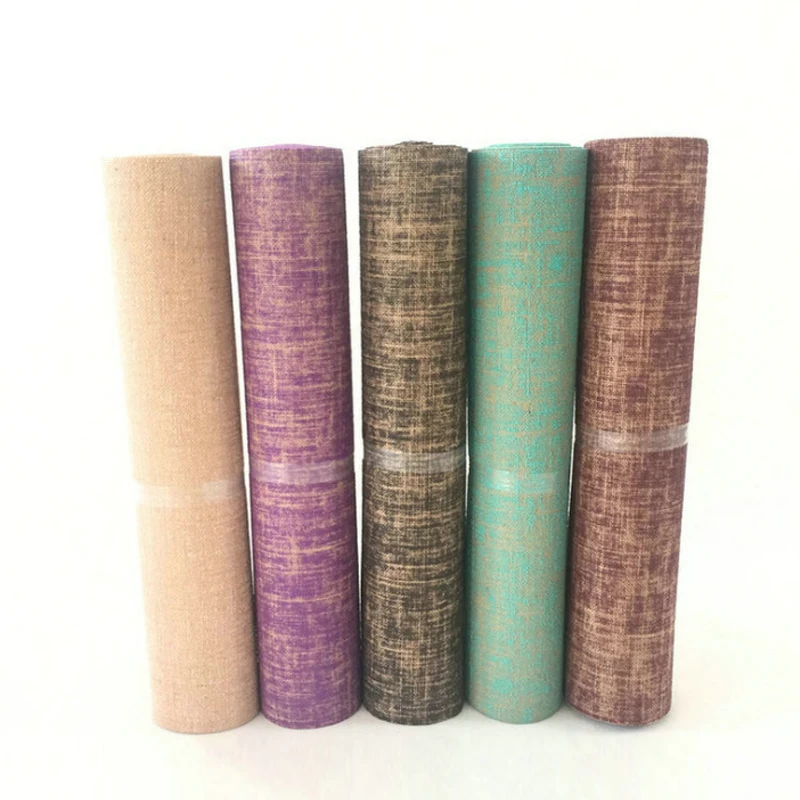 

Thick Linen 5mm 183*61cm Lengthened Natural Jute Tapis Yoga Mats Tasteless