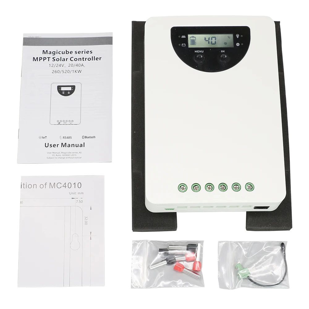 Регулятор заряда и разряда солнечной батареи MPPT общий отрицательный