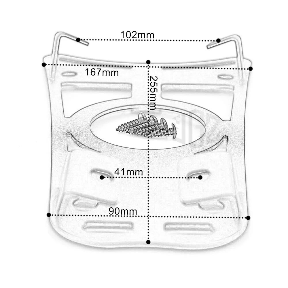 

Motorcycle Aluminum Alloy Rear Luggage Rack Shelf Bracket Support Holder Carbon Black Chrome for VESPA SPRINT 150 Accessories
