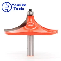 1pc 12mm shank extra large diameter thumbnail table edge router bit woodworking cutters tenon cutter for wood woodworking tools