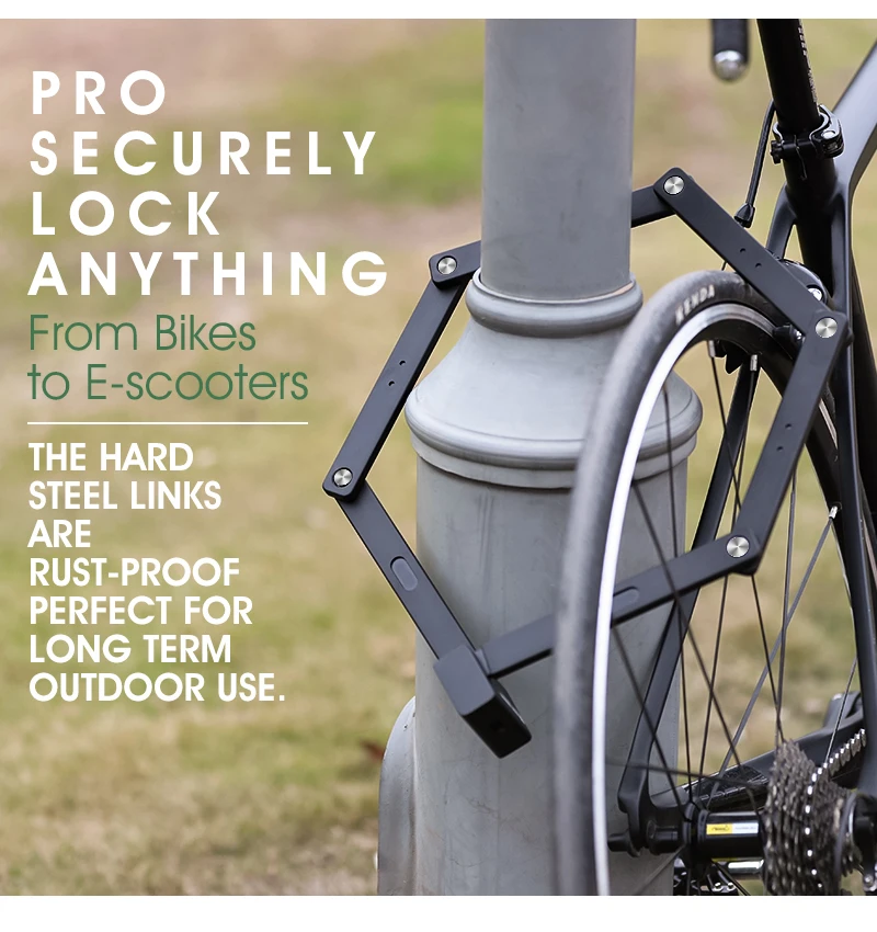 

Bicycle Lock Anti-theft Key Chain Lock Manganese Steel Mountain Bike Electric Bike Motorcycle Folding Lock Riding Equipment
