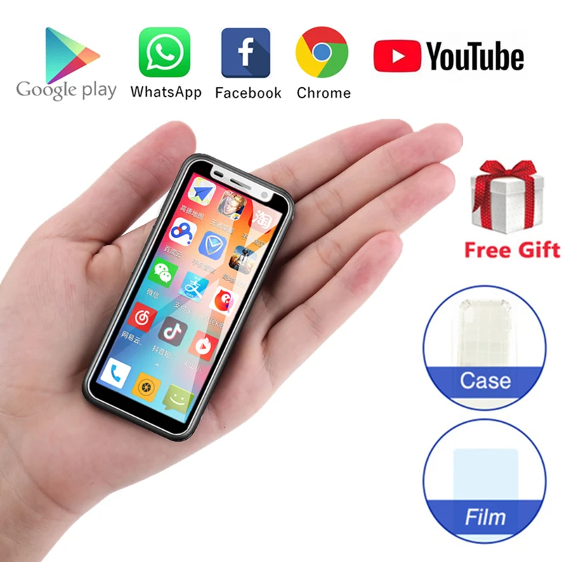 Маленький 4G смартфон Melrose супер мини телефон 3,4 дюймов MT6739V 1 ГБ 8 ГБ Android 8,1 две sim-карты мобильный телефон PK S9 Plus
