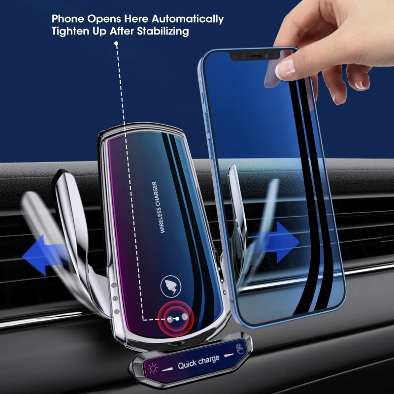 Беспроводное зарядное устройство авто автомобильный держатель для телефона iPhone
