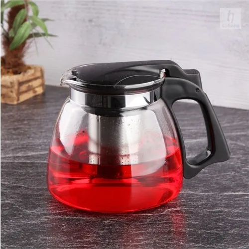 

Glass Tea Infuser Stainless Steel Tea-Maker Tea Pots Heat Resistance Glass Teaware 900 ml