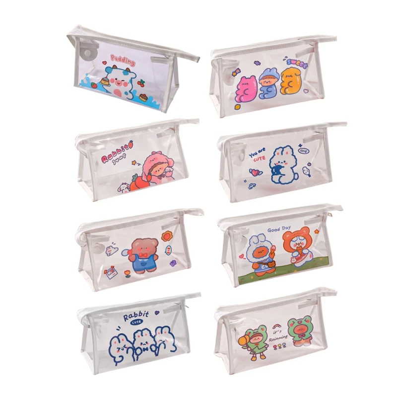 

Transparent Travel Cosmetic Bag Makeup Case Pouch Toiletry Zip Wash Toiletry Organizer
