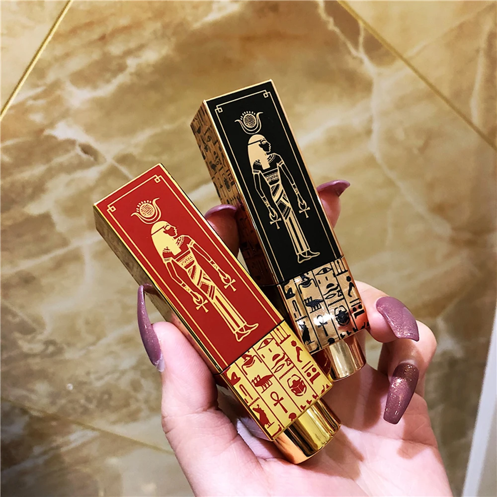 

AloBon Egypt-Style Velvet Soft Matte Lipstick Matte Not to Pull out Dry Blood Orange Color Is Red Yellow Skin White Lipstick