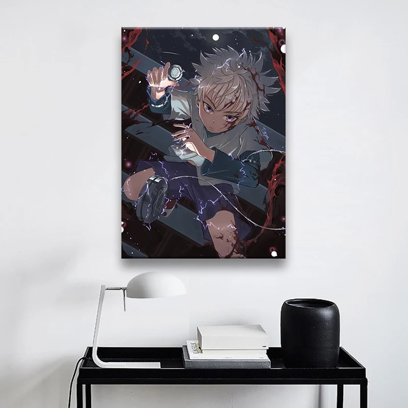

HD Print Hunter X Hunter Canvas Painting Wall Art Thunderbold Killua Poster Modular No Frame Pictures Home Decor For Living Room
