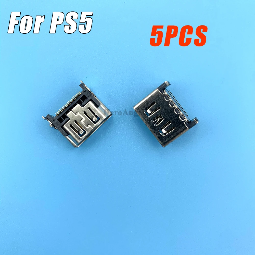 

5PCS/LOT Durable Socket Interface Connector HDMI-compatible Port For Sony Playstation 5 PS5 Replacement Parts Connector