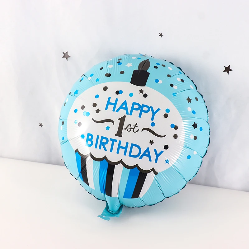 Воздушные шары из алюминиевой фольги гелиевые 18 дюймов с надписью Happy Birthday на