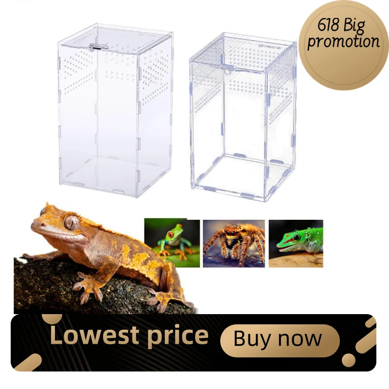 Акриловый паук ящерица Скорпион акриловый Собранный для разведения рептилий