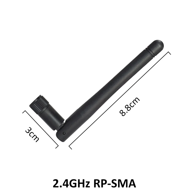 GRANDWISDOM 5pcs 2.4G antenna 3dbi sma female wlan wifi 2.4ghz antene pbx iot module router tp link signal receiver antena