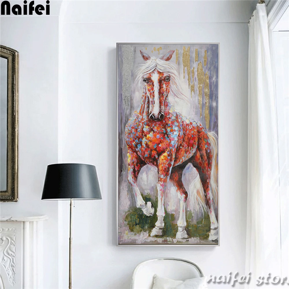 Дропшиппинг алмазная живопись животные квадратное льняное круглый Алмазная