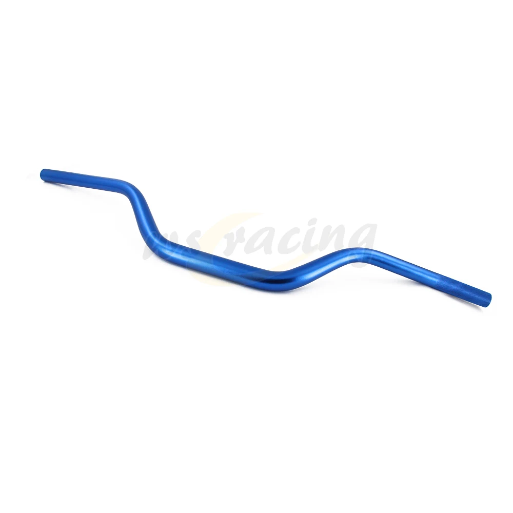 blue Мотоцикл 1 1/" 28 мм руль Жир Бар колеса средней ручкой трубы для CR XR YZ KLX KX WR RM WRF YZ F RMX RMZ KTM CRF мотокросс - Цвет: blue