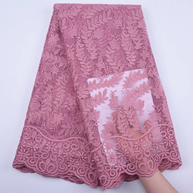 Кружевная ткань из органзы ручной работы в африканском стиле с блестками вышивка