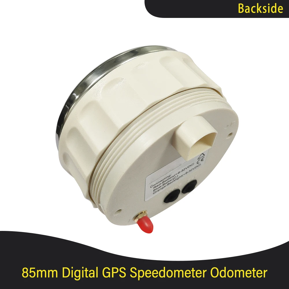 New 85mm Digital GPS Speedometer Odometer Gauge for Auto Car Truck Marine 9-32V with 8 Colors Backlight Shows SOG COG TRIP ODO | Автомобили
